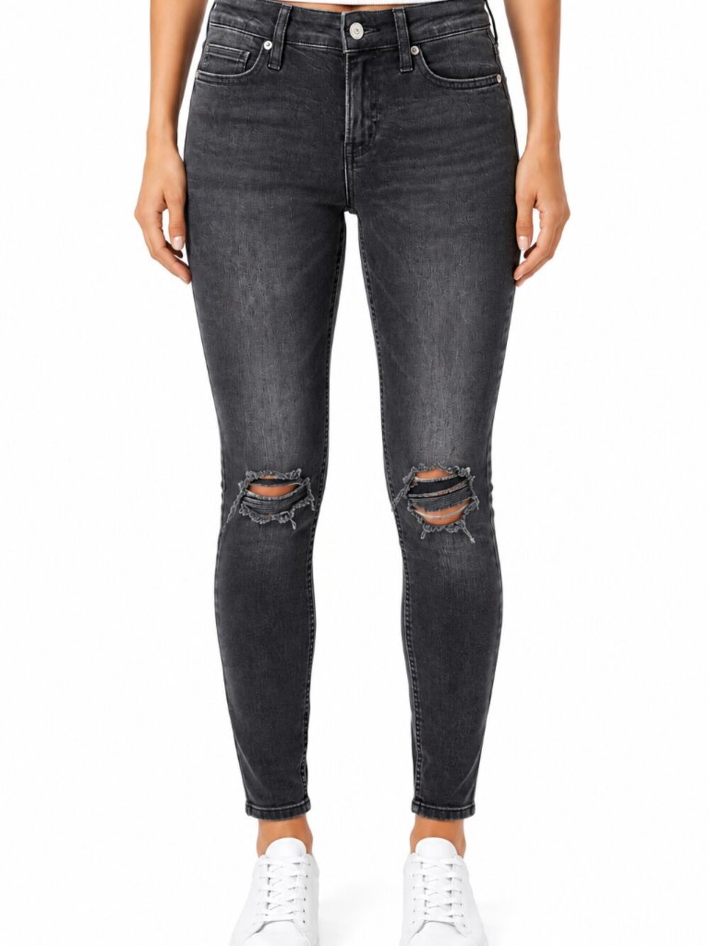 Calvin Klein CKJ 001 Black Skinny Jeans Size 27